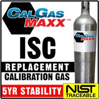Industrial Scientific 1810-9182 Calibration Gas: 25% LEL Pentane, 18% Oxygen, 100 ppm Carbon Monoxide, 25 ppm Hydrogen Sulfide, 2.5% Carbon Dioxide, Balance Nitrogen