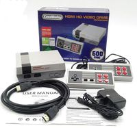 Classic Mini HD Game Consoles Classic Game Consoles Built-in 600 Games Video Games Handheld Game Player，HDMI Output,8-Bit，Bring you happy childhood memories