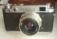 FED-2 Type C USSR Soviet Union Russian 35 mm Leica copy Rangefinder Camera Industar-26M lens