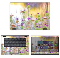 decalrus - Protective Decal Wildflower Skin Sticker for Lenovo Flex 5 (15.6" Screen) case Cover wrap LEflex5_15-203