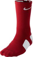 Nike Elite Basketball Crew Socks Large (M.8-12 W.10-13) Red, White