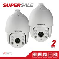 NEW! 2 Hikvision DS-2DE7174-A Smart IP PTZ Network Camera 1.3MP HD, 20X Optical Zoom, PoE / 24VAC, High Performance IR LEDs Up to 100 Meters, 3D Intelligent Positioning, IP66 Weatherproof, 3D DNR