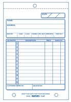 REDIFORM Sales Order Book, Carbonless, 2 Part, 4.25" x 6.375", 50 Forms (5L527)