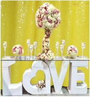 ShinyBeauty Yellow Backdrop 8FTx8FT Backdrop Fabric Curtain Shower Curtain Set