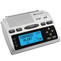 Midland - WR300, Deluxe NOAA Emergency Weather Alert Radio - S.A.M.E. Localized Programming, 60+ Emergency Alerts, & Alarm Clock w/ AM/FM Radio