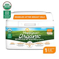 Happy Baby Organic Infant Formula Milk Based Powder with Iron Stage 1, 21 Ounce (Packaging May Vary)