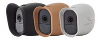 3 x Silicone Skins for Arlo Pro Smart Security - 100% Wire-Free Cameras by Wasserstein (3 Pack, Black/Brown/Grey)