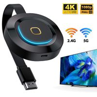 VIBIRIT Wireless WiFi Display Dongle HDMI,5G+2.4GHz Display Adapter 1080P 4K TV Screen Receiver Adapter,Support Miracast DLAN Airplay, Compatible with iOS/Android/Pixel/Nexus/Mac/PC/TV/Windows