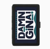 Damn Gina! Funny 90's Sitcom Classic Black Cigarette Case Holder Wallet RFID-blocking
