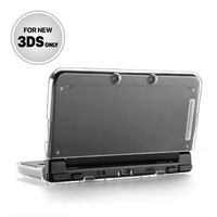 TNP New 3DS Case - Ultra Clear Crystal Transparent Hard Shell Protective Case Cover Skin for New 2015 Nintendo 3DS - [New Modified Hinge-Less Design]