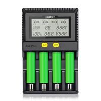 AA Battery Charger, MiBOXER Smart Universal Intelligent Battery Charger for Ni-MH Ni-Cd A AAA Li-Ion Lifepo4 IMR 10440 14500 16340 18650 RCR123 26650 Rechargeable Batteries