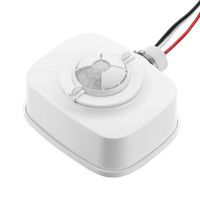 Keilton High and Low Bay Fixture Mount Occupancy Sensor, Passive Infrared PIR Motion Ceiling Sensor, 120-277VAC, UL Listed