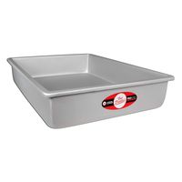 Fat Daddio's POB-16243 Anodized Aluminum Sheet Cake Pan, 16 x 24 x 3 Inch