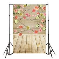 YJYdada Vinyl Wood Wall Floor Photography Studio Prop Backdrop Background 3x5FT (D)