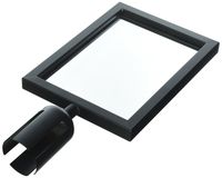 Update International RS-SF/BK Black Sign Frame for Stanchion Belt