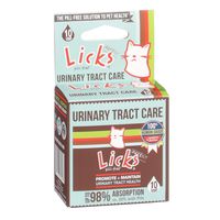 LICKS - Cat Urinary Tract Care - Omega 3 Fish Oil, Glucosamine, D-Mannose, and Craberry Extract - LiquiPaks - 10 Use