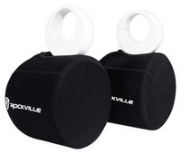Pair Rockville RWBC525 Neoprene Covers for 5.25" Marine Wakeboard Tower Speakers