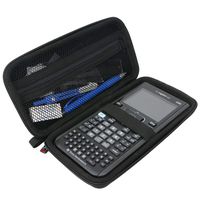 Khanka Hard case for Texas Instruments TI-Nspire CX CAS Graphing Calculator Mesh Pocket for Other Accessories
