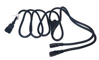6 Ft PDU Whip Splitter Device Power Cord C14 to C13 x2 | 14 AWG | 1875/3750 Watt | 15 Amp | 120/240 Volt - Data, Mining, Power Supplies, Computers, Servers - 3 prong, 14 gauge, w/ground, 110-250V