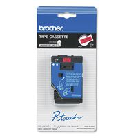 Brother BRT-TC5001 TC Style Replacement Tape Cartridge for P-Touch Labeler, 1/2", Black/RED