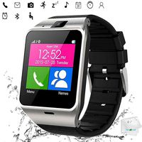 Smart Watch Anti Lost Bluetooth Wristwatch Pedometer Activity Tracker Sports Smartwatch Music Wristband Compatible with Men Women Boys Android Phones Samsung Galaxy S9 S8 S7 Huawei ZTE Motorola Black