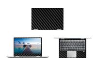 Black Carbon Fiber skin decal wrap skin Case for Lenovo Yoga 720 13 13.3" 2 in 1 Laptop