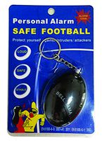 Personal Alarm Keychain,Safe football,Emergency Wolf Alarm,Self Defense Electronic Device with 120DB (Black)