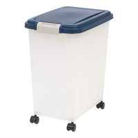IRIS 33 Quart Airtight Pet Food Container, Navy