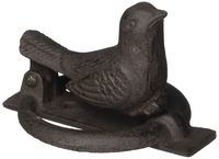 Esschert Design LH235 Series Bird Door Knocker, Antique Brown