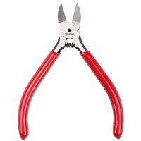 Whizzotech Wire Cutter Chromium Vanadium Stainless Steel Diagonal Cutting Pliers Micro Flush cut Side cutters, 4.5 Inch (Wire Cutter 4.5 Inch)