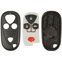 qualitykeylessplus Replacement Keyless Entry 4 Button Case and Pad for Acura FCC ID OUCG8D387HA or E4EG8D444HA