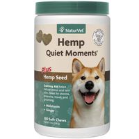 NaturVet Hemp Quiet Moments Dog Soft Chew 180ct