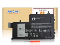 Angwel 11.1V 43WH TRHFF Battery for Dell Inspiron 14-5447 15-5547, Dell Latitude 14 3450, 15 3550, 1v2f6 dl011307-prr13g01 01v2f6 0PD19-1 Year Warranty