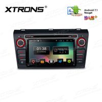 XTRONS 7" Android 7.1 Quad Core Capacitive Touch Screen Car Stereo Radio DVD Player Screen Mirroring Function OBD2 DVR for Mazda 3