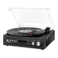 Victrola All-in-1 Bluetooth Record Player with Built in Speakers and 3-Speed Turntable Black (VTA-65-BLK)