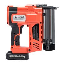 Orion Motor Tech 2 in 1 Cordless Nail and Staple Gun, 18 Gauge 18V 2000mAh Electric Brad Nailer and Stapler Kit with Rechargeable Battery and Charger(Portable Carrying Case Included)