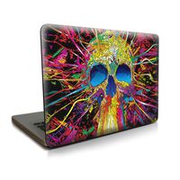 SaferCCTV Plastic Skull Pattern Hard Case Cover for New MacBook Pro 13" with Touch Bar(A1706),Free with Screen Protector+Keyboard Cover+Touchpad Film+ Dust Plug