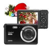 Digital Camera, 2.8 Inch HD Digital Camera Rechargeable Point and Shoot Camera, Students Cameras Kids Digital Camera Compact Cameras for Photography (Black)