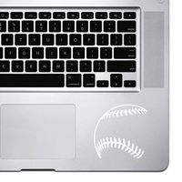 StickAny Palm Series Baseball Corner Sticker for MacBook Pro, Chromebook, and Laptops (White)