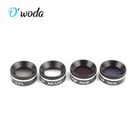 O'woda ND4 ND8 ND16 CPL MCUV Camera Filter Lens Set for DJI Mavic AIR (4 in 1 Combo: MCUV+CPL+ND4+ND8)