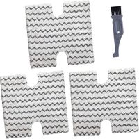 I clean Replacement Steam Mop Pads for Shark S5003D S3973 S3973D S5002 S5003 S6001 S6002 S6003, 3Packs Washable/Reusable Microfiber Pocket Pad