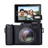 Digital Camera,Vlogging Camera 24MP YouTube Camera with 3.0 Inch 180 Degree Flip Screen Digital Zoom Camera with LED Fill Light