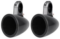 Pair of Kicker KMTES Marine Wakeboard Tower Enclosure for 6.5" Speakers with Mounting Hardware and Polyfill