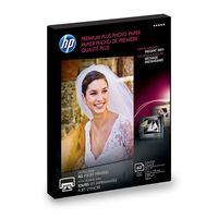 HP Photo Paper Premium Plus, Glossy, (5x7 inch), 60 sheets, (4 Pack)