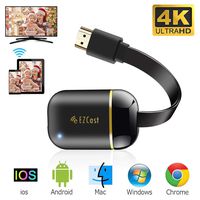 WiFi Display Dongle, FayTun 4K Wireless HDMI Display Adapter, Upgraded 5G Wireless Display Receiver, iPhone Ipad Mac iOS Android Windows Miracast Dongle for TV Projector, Support DLNA Airplay Miracast