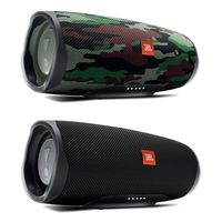 JBL Charge 4 Waterproof Portable Wireless Bluetooth Speaker Bundle - Pair (Black/Camo)
