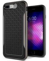 Caseology Apex for Apple iPhone 8 Plus Case (2017) / for iPhone 7 Plus Case (2016) - Black/Warm Gray