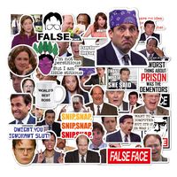 [2019 New] The Office Sticker Pack - 50 Pack The Office Themed Stickers for Water Bottles, Micheal Scott, Funny Decals for Laptops, Computers, Hydro Flasks, Water Bottles