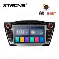 XTRONS Android 8.1 7 inch Touch Display Car Stereo Radio DVD Player GPS Navigator with USB SD Port Bluetooth 5.0 Supports OBD 1080P DVR 4G 3G for Hyundai IX35 Tucson
