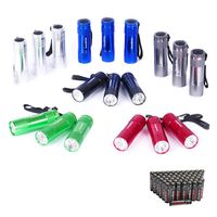 EverBrite 18-pack Mini LED Flashlight Set - Portable Flashlights Ideal for Hurricane Supplies Camping, Night Reading, Cycling, BBQ, Party, Backpacking - Includes Lanyard & 54 x AAA Batteries